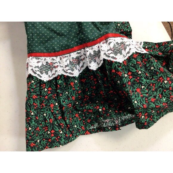 Vintage Christmas Maxi Skirt Mrs Claus Caroling Festive Handmade Womens Medium - Picture 3 of 9